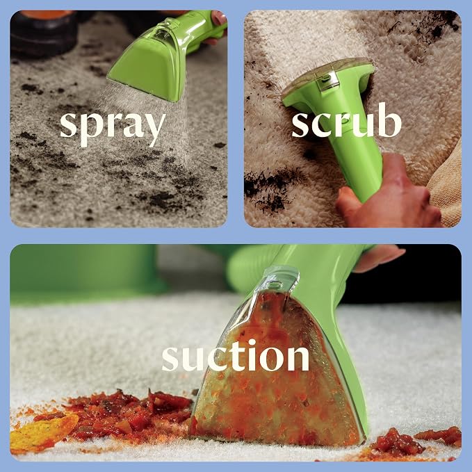 BISSELL Little Green Mini Portable Carpet and Upholstery Deep Cleaner, Car/Auto - Image 4