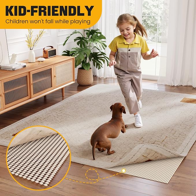 Non-Slip Rug Pad Gripper 5x7 Feet, Anti Skid Mat - Image 7