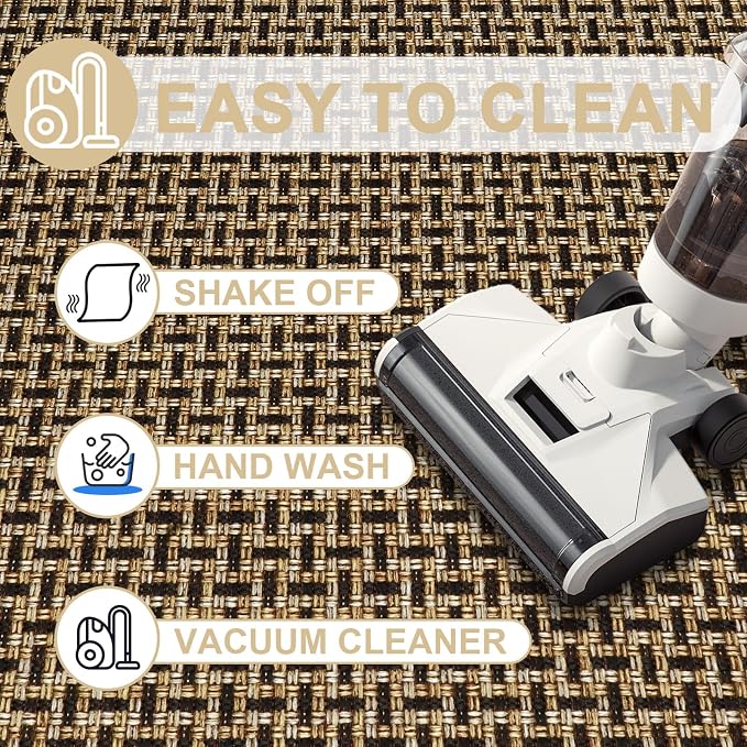 LEKEEPGO Door Mat Indoor Entrance 17"x29", Absorbent Indoor Door Mat, Non Slip - Image 6