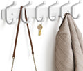 Coat Rack Wall Mounted Heavy-Duty: Metal Coat Hanger 6 Hooks by pickpiff