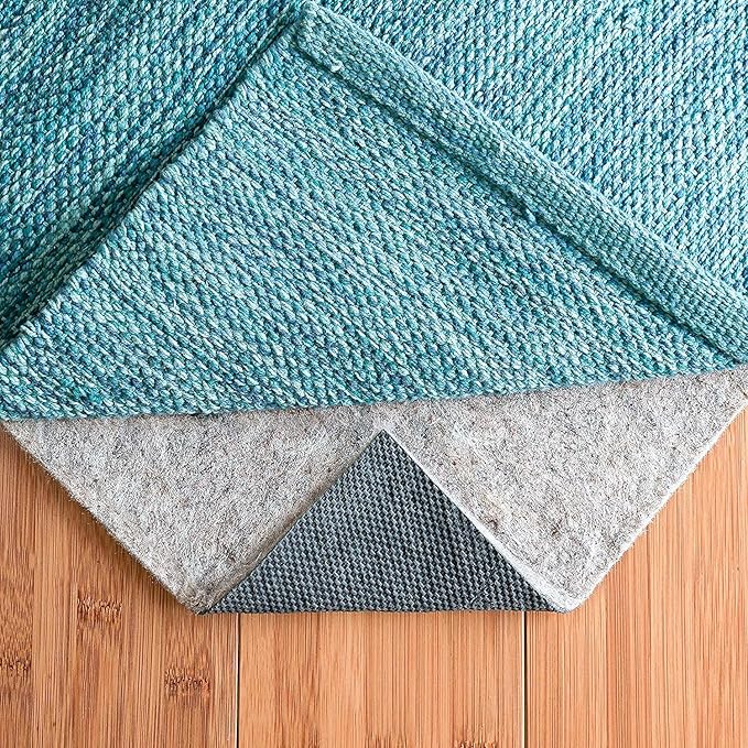RUGPADUSA - Dual Surface - 9' Square - 1/4" Thick - Felt + Rubber - Non-Slip - Image 2
