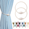 2 PCS Magnetic Curtain Tiebacks, European Style Convenient Drape Tie Backs by YUNTUOO