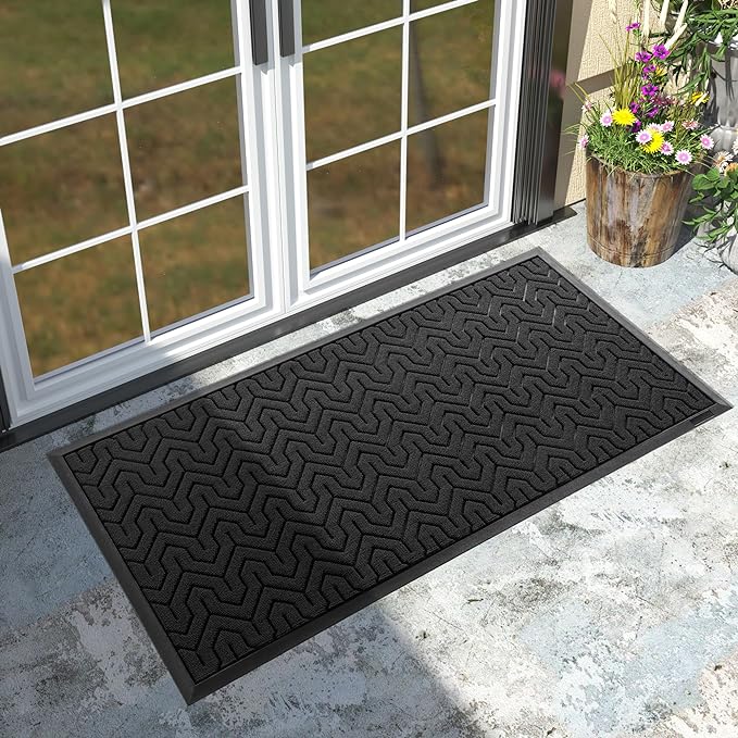 Yimobra Large Door Mat Outside Entrance 47x24, Waterproof Heavy Duty Outdoor by Yimobra