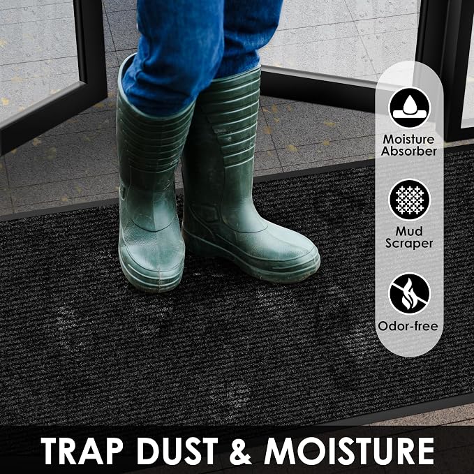 2′ x 39′ Front Door Mat Indoor Outdoor Entrance, Commercial Floor Mat Heavy - Image 5