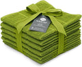 100% Cotton Terry Dish Cloth & Dish Towel, 6 Pack, Super Soft and Absorbent by Ecotribe