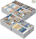 SIMPLE HOUSEWARE Closet Underwear Organizer Drawer Divider Assorted 7 Pieces by SimpleHouseware