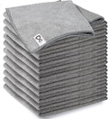 Microfiber Cleaning Cloth 12 Pack, 12.6 x 12.6 inch Microfiber Towels by INFICRIME