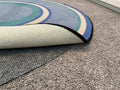 Hold-a-Rug Plush 6' Round Nonskid, Nonslip Rug Pad, Reversible Gripper by Hold-a-Rug