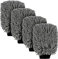 Car Wash Mitt Microfiber, Premium Chenille Microfiber Wash Car Mitts Sponge by Unknown