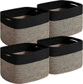 Small Storage Baskets for Organizing Shelves, Cotton Rope Basket for Storage by Unknown