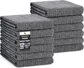 Homaxy Premium Kitchen Towels, Large Cotton Kitchen Hand Towels, Flat and Terry by Homaxy