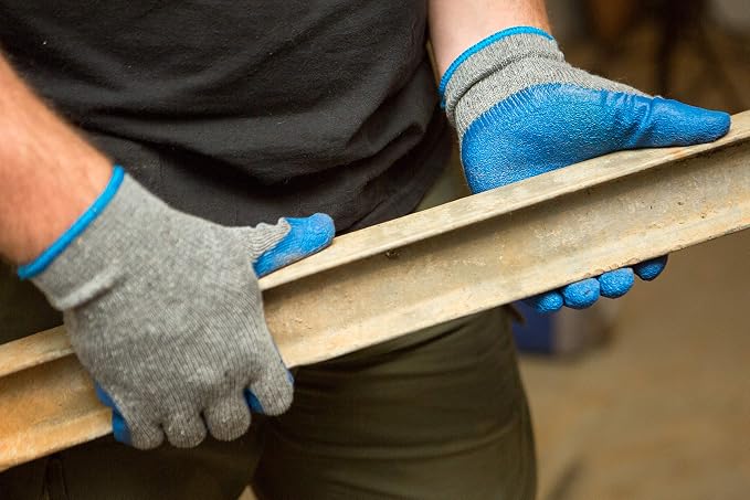 G & F Products - 3100-10 120 Pairs Large Rubber Latex Double Coated Work Gloves - Image 7