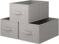 3 Pack Fabric Storage Bins for Shelves | 16.25x12x10in Closet Storage Baskets | by LaySpace-YourRoomOrganizer