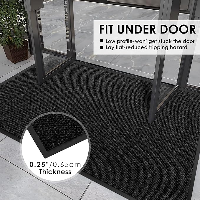 4′ x 50′ Front Door Mat Indoor Outdoor Entrance, Commercial Floor Mat Heavy - Image 4
