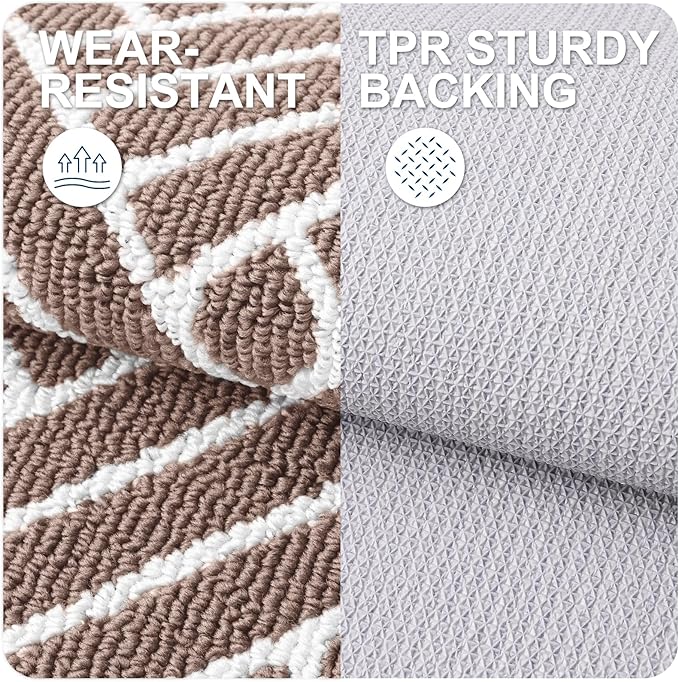 OLANLY Runner Indoor Door Mat, 70x23 Inch, Dirt Resistant and Absorbent - Image 3