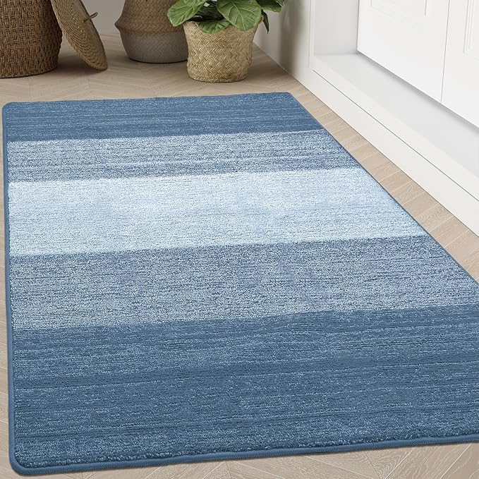 Kitinjoy Indoor Outdoor Door Mat, 71x47 Non-Slip Absorbent Dirt Trapper by Kitinjoy