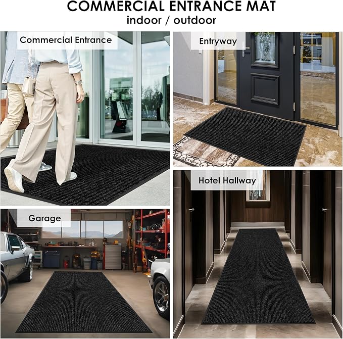 4′ x 36′ Front Door Mat Indoor Outdoor Entrance, Commercial Floor Mat Heavy - Image 8