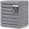 Homaxy Premium Kitchen Towels, Large Cotton Kitchen Hand Towels, Flat and Terry by Homaxy
