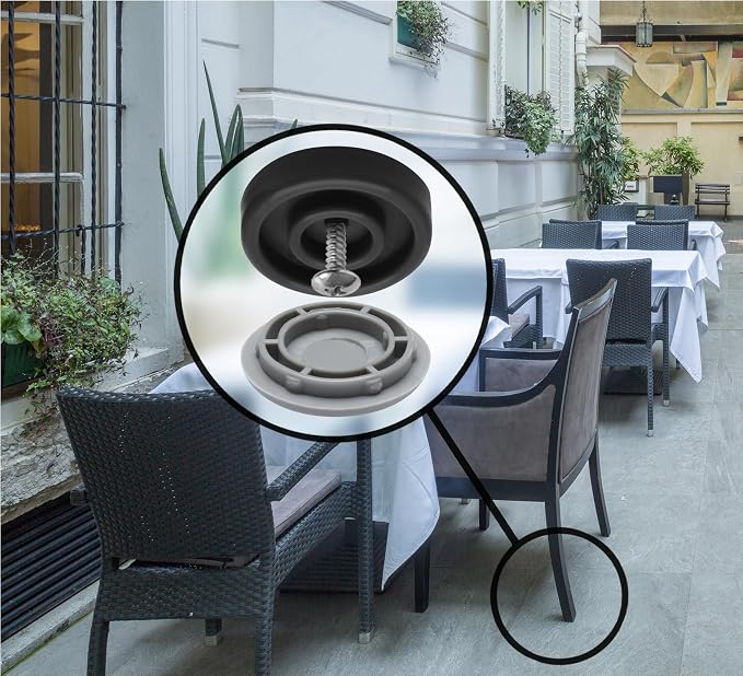 Gorilla Outdoor 1-1/4 Inch Furniture Sliders/Chair Glide Floor Protectors - Image 3
