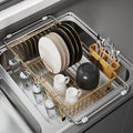 JASIWAY Sink Dish Drying Rack, Expandable Stainless Steel Dish Rack Over Sink by JASIWAY