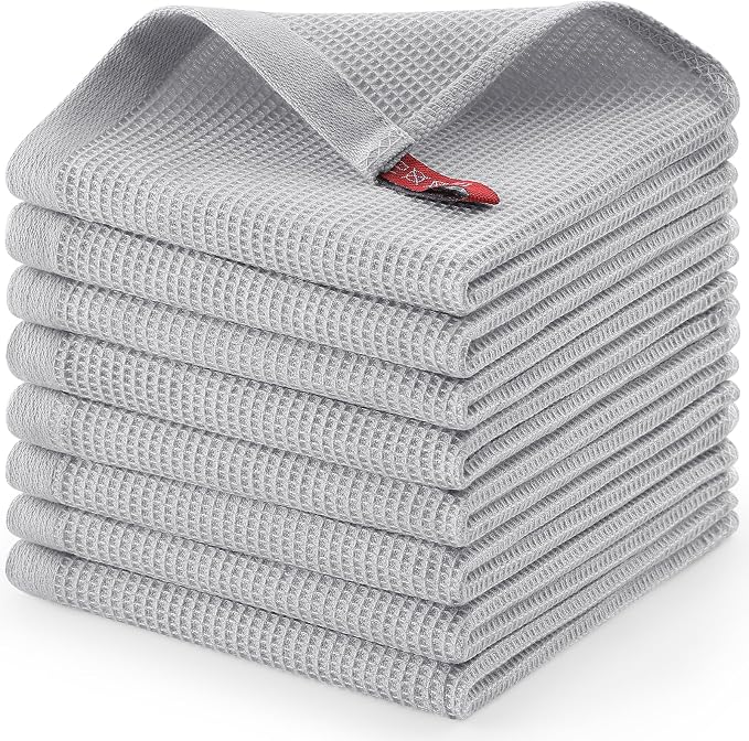 Homaxy 100% Cotton Waffle Weave Dish Cloths by Homaxy