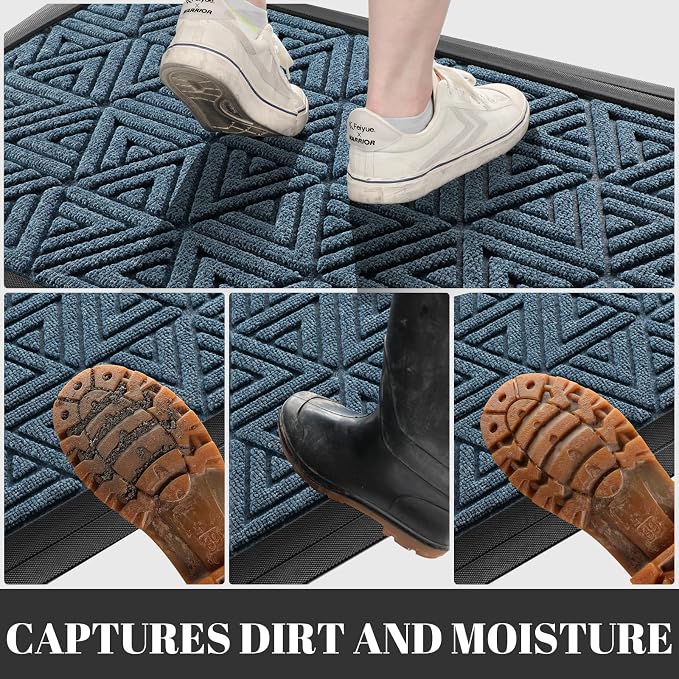 Yimobra Extra Large Door Mat 60x32, All-Weather Waterproof Non-Slip Welcome - Image 6