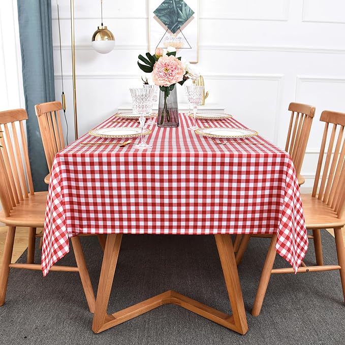 Classic Gingham Tablecloth Fabric - Image 9