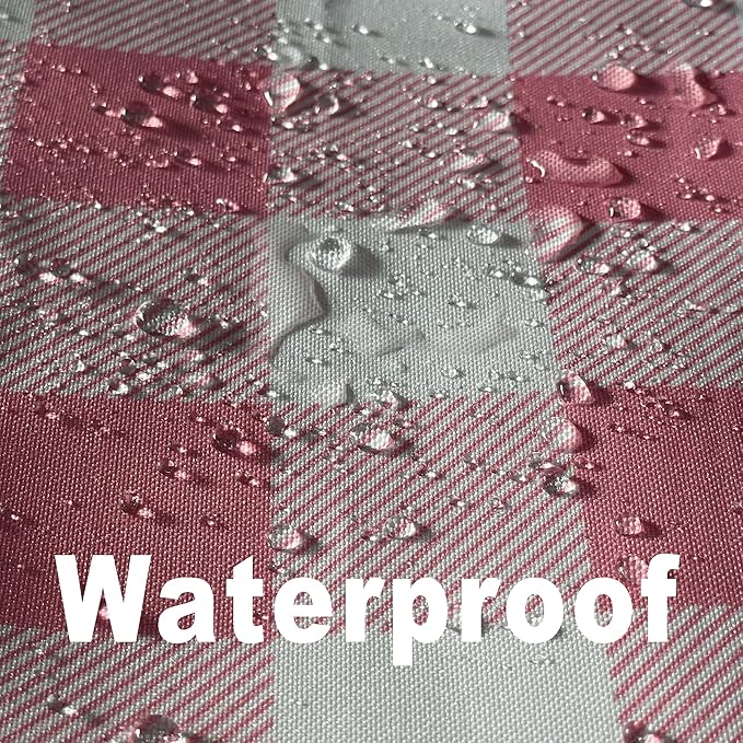 Classic Gingham Plaid Tablecloth Fabric - Image 4