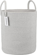 Cotton Rope Laundry Basket Hamper by XUANGUO