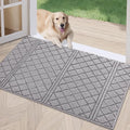 REFETONE Indoor Doormat, Front Back Door Mat 16"x24" Absorbent Rubber Backing by Refetone