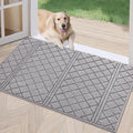 REFETONE Indoor Doormat, Front Back Door Mat 24"x36" Absorbent Rubber Backing by Refetone