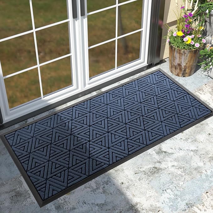 Yimobra Large Door Mat 47x24, All-Weather Waterproof Non-Slip Welcome Matt by Yimobra