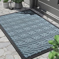 Yimobra Front Door Mat Outside Entrance 29.5x17, Waterproof Heavy Duty Outdoor by Yimobra