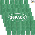 Matthew 18'' 36 Pcs Microfiber Mop Replacement Pads by MATTHEWCLEANINGPRODUCTS