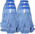 Turkey Creek Essentials Mop Heads Commercial Grade USA Made Looped End Heavy by TurkeyCreekEssentials
